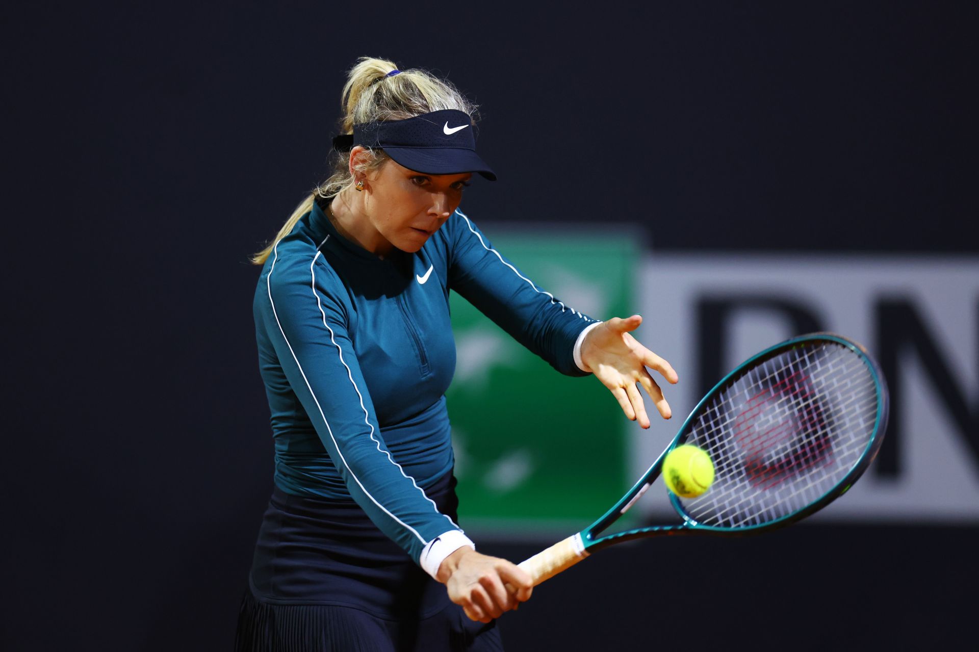 Katie Boulter at the 2024 Italian Open. (Photo: Getty)