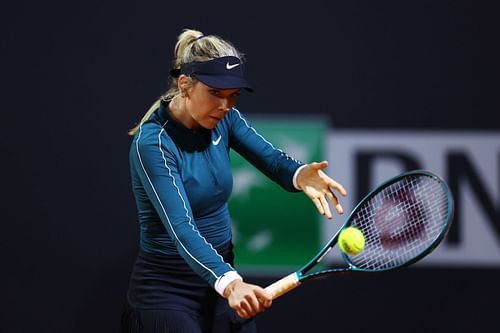 Katie Boulter at the 2024 Italian Open. (Photo: Getty)