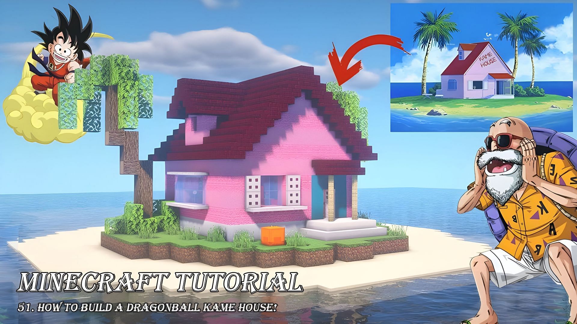 The Dragon Ball Kame House (Image via YouTube/KIMS STUDIO)