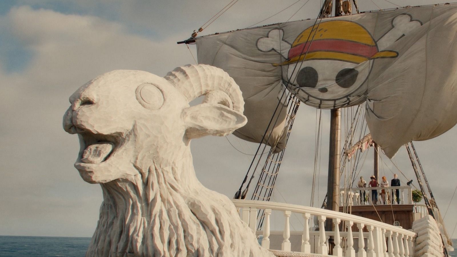 Going Merry as seen in the live-action series (Image via Netflix)
