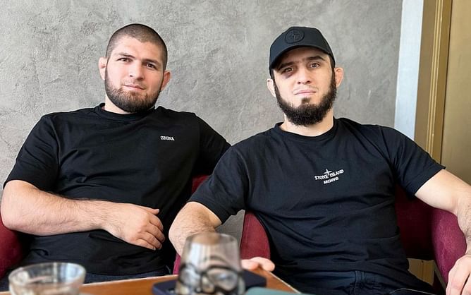 Islam Makhachev confirms Khabib Nurmagomedov's presence in corner for UFC 302 clash against Dustin Poirier: "The eagle is landed"