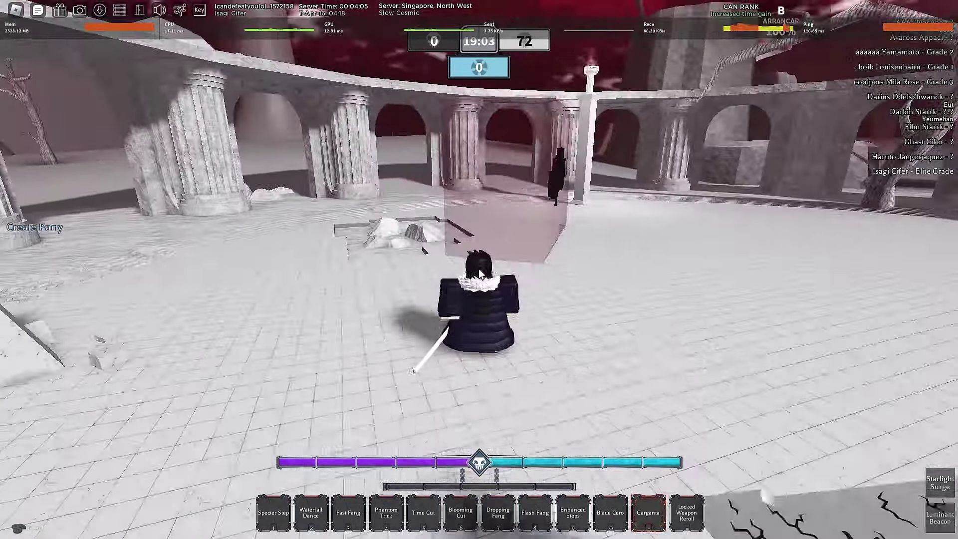 Completing a raid for stage 1 (Image via Roblox and CowardCatPlayz on YouTube)