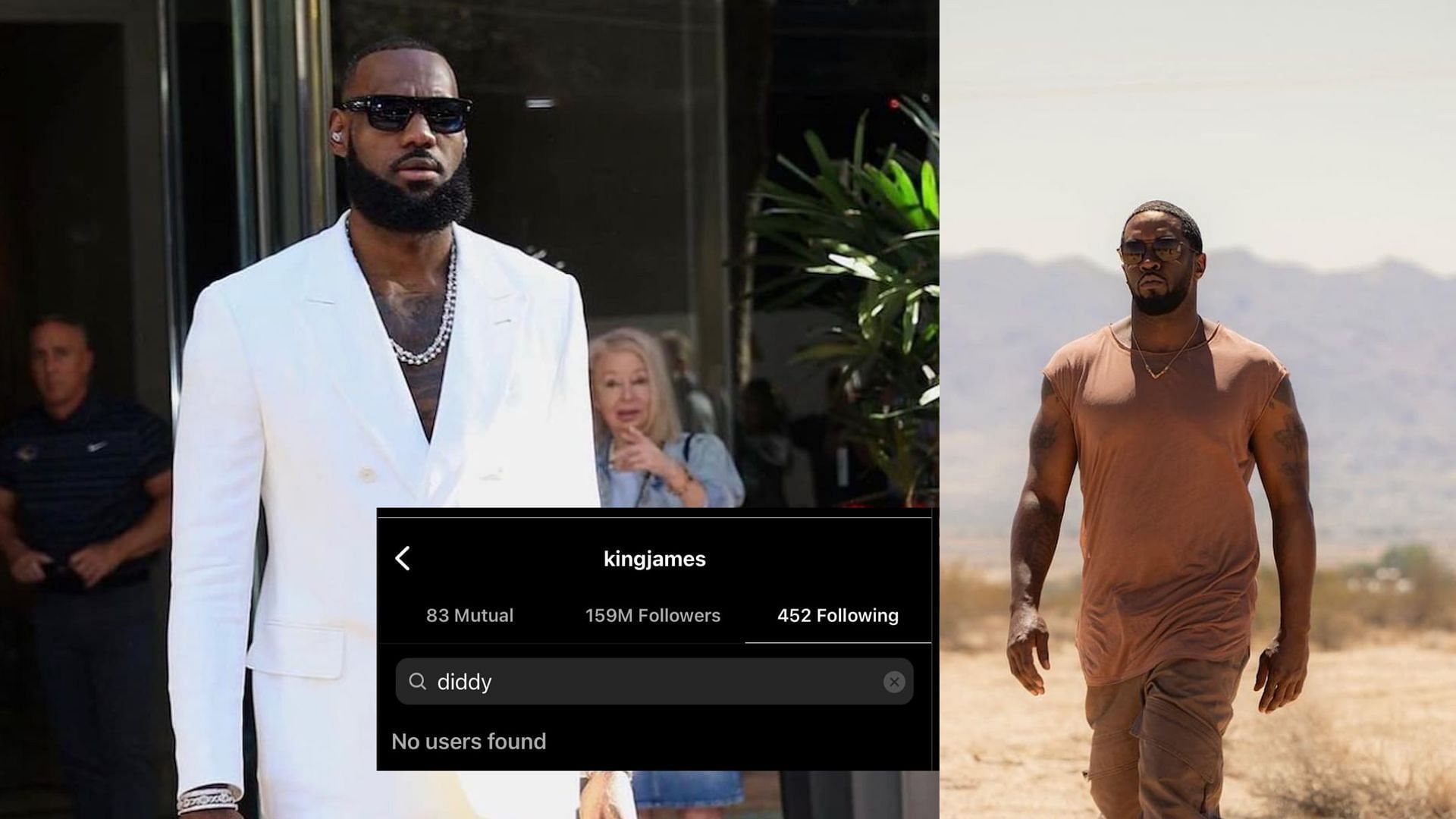 NBA fans react to LeBron James unfollowing Diddy on Instagram