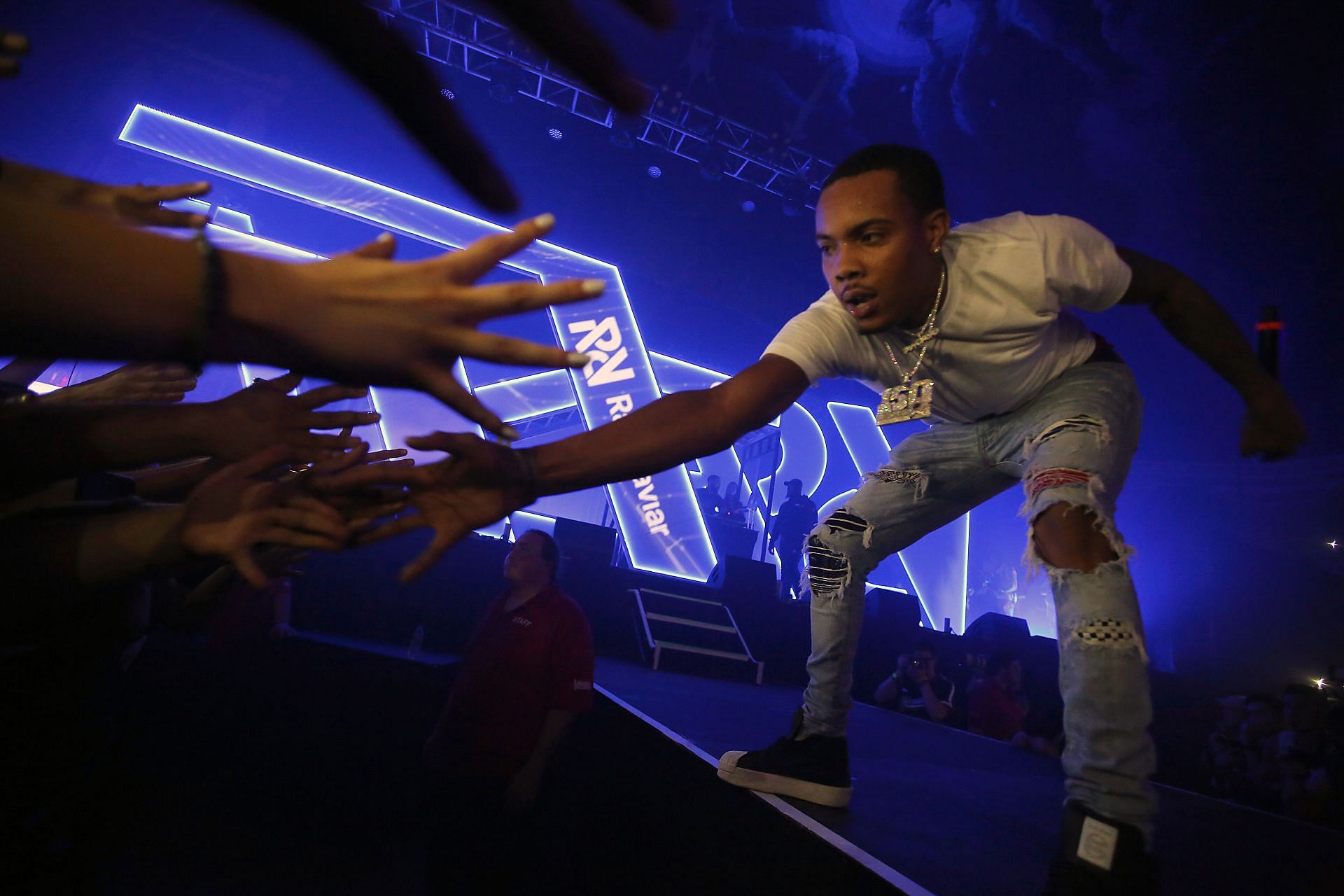 G Herbo requests fans not to approach him for photos during family time (Image via Getty)