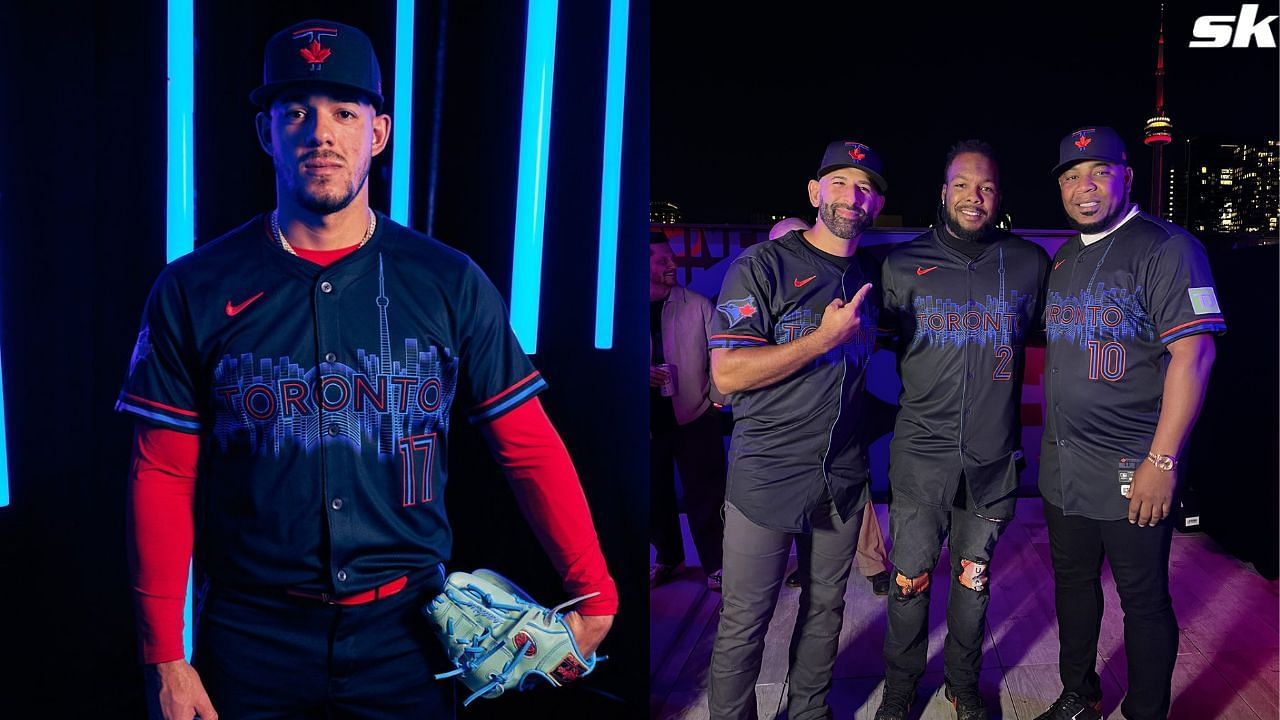 Blue Jays official release their new City Connect uniform. Credit: Toronto Blue Jays, MLB/X