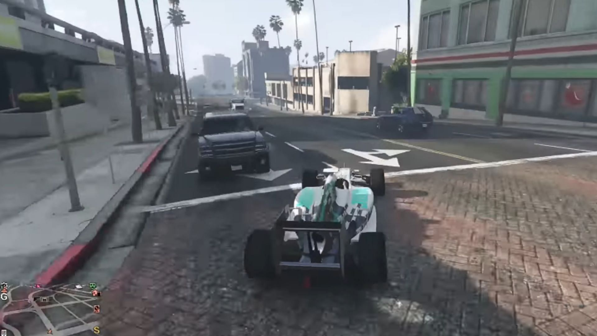 The BR8 free-roaming in Los Santos (Image via Rockstar Games || YouTube/Digital Car Addict)