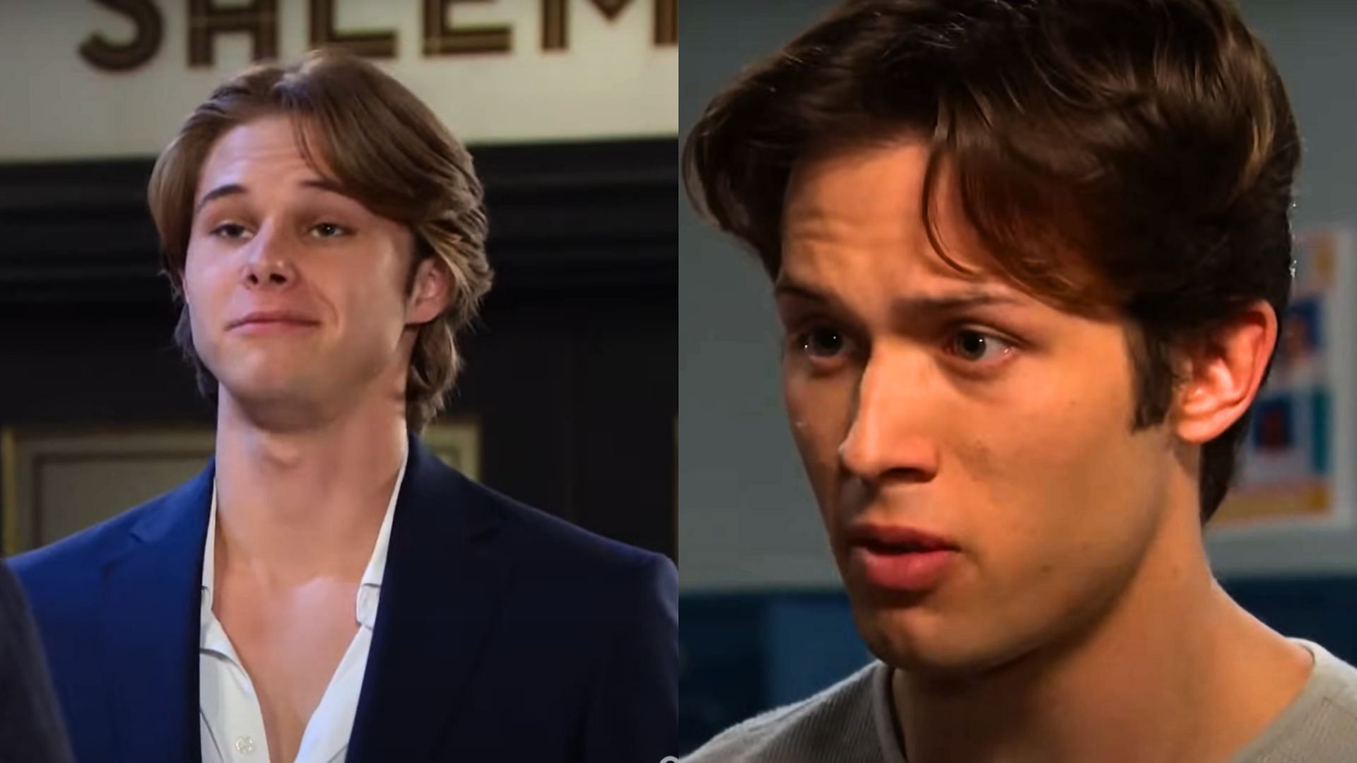 Jamie and Leo playing Tate at different times (Image via YouTube@Days of Our Lives Promo)