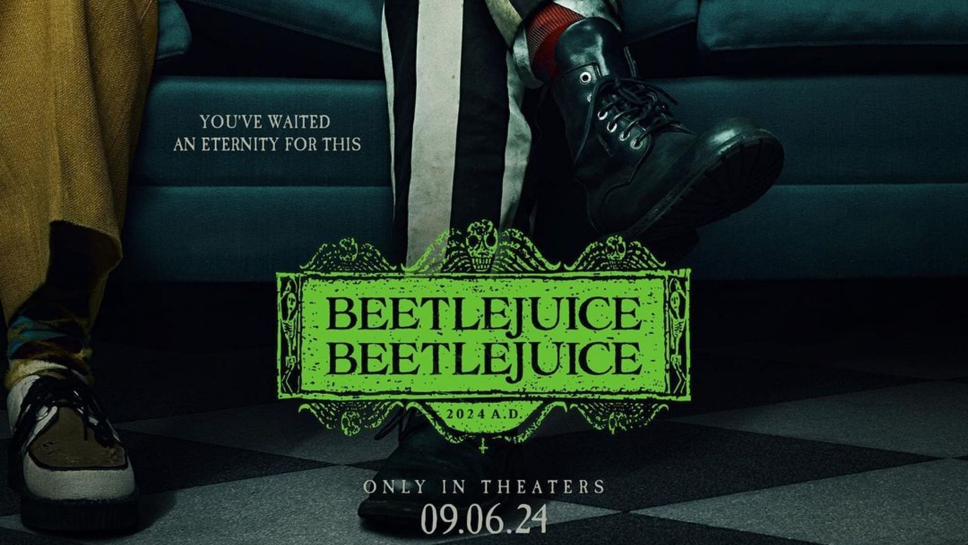 Beetlejuice 2 comes to theaters in September. (Image via Beetlejuice, Instagram)