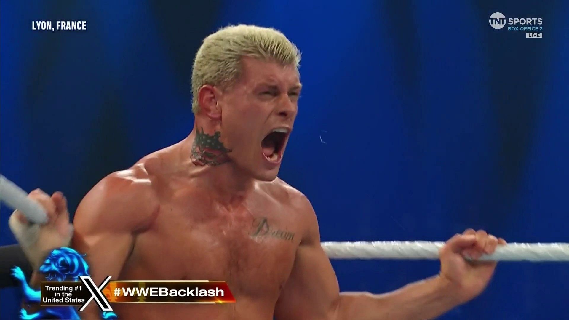 Cody Rhodes at WWE Backlash France
