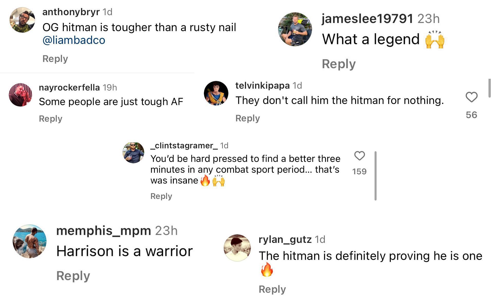 Instagram comments