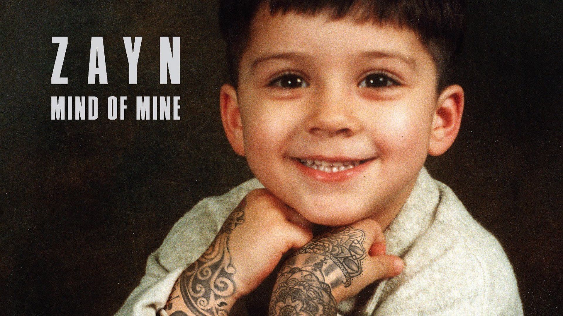 The official album cover for Zayn Malik&#039;s debut studio album &#039;Mind Of Mine&#039; (Image via X/@zaynmalik)