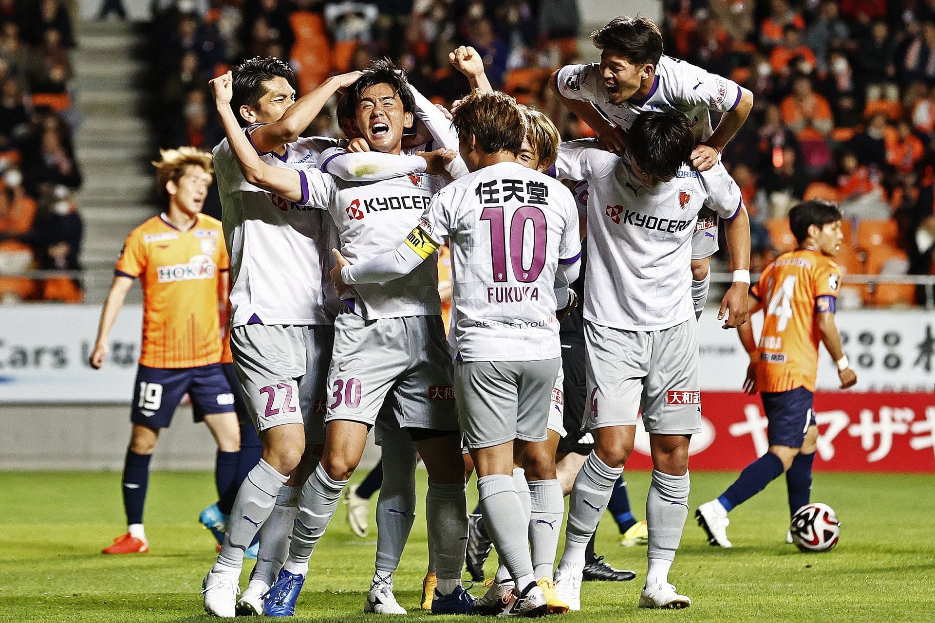 Kyoto host Cerezo Osaka on Saturday. Credit: @SangaFC Twitter 
