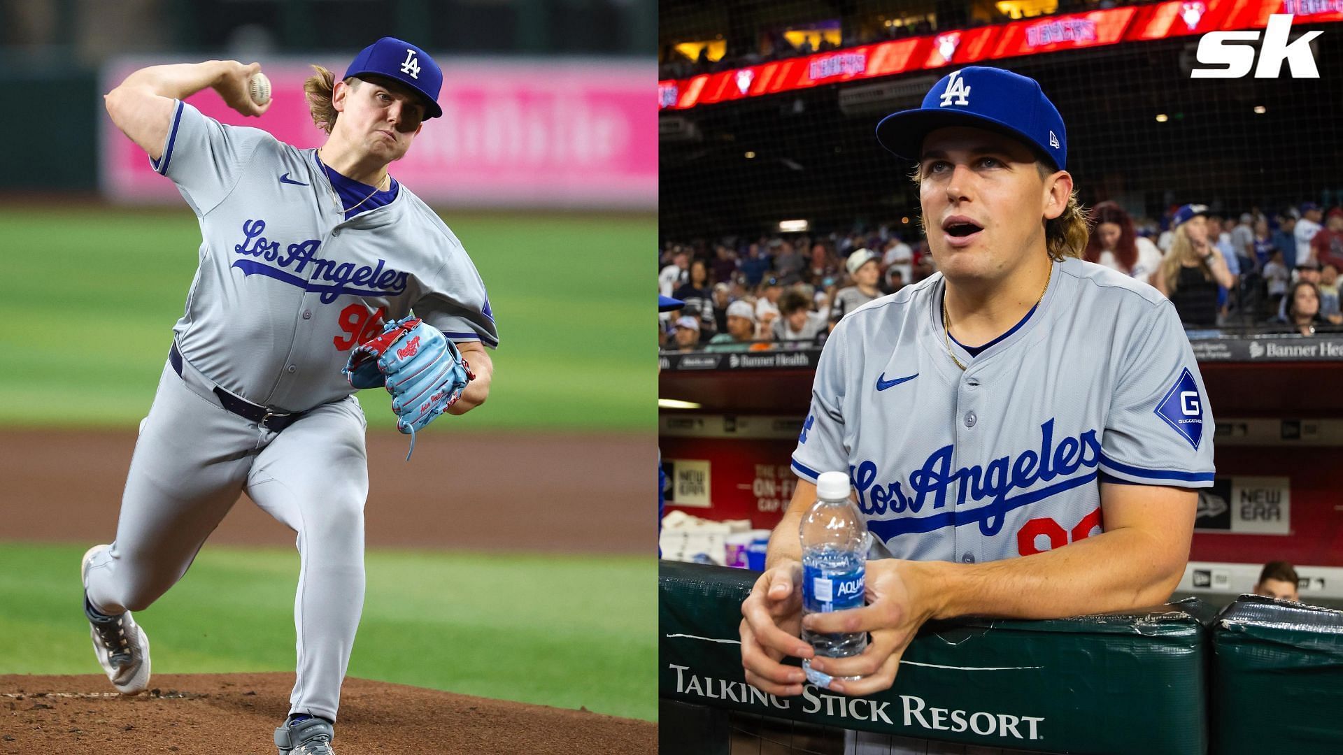 The Los Angeles Dodgers have demoted rookie pitcher Landon Knack despite hot start to season