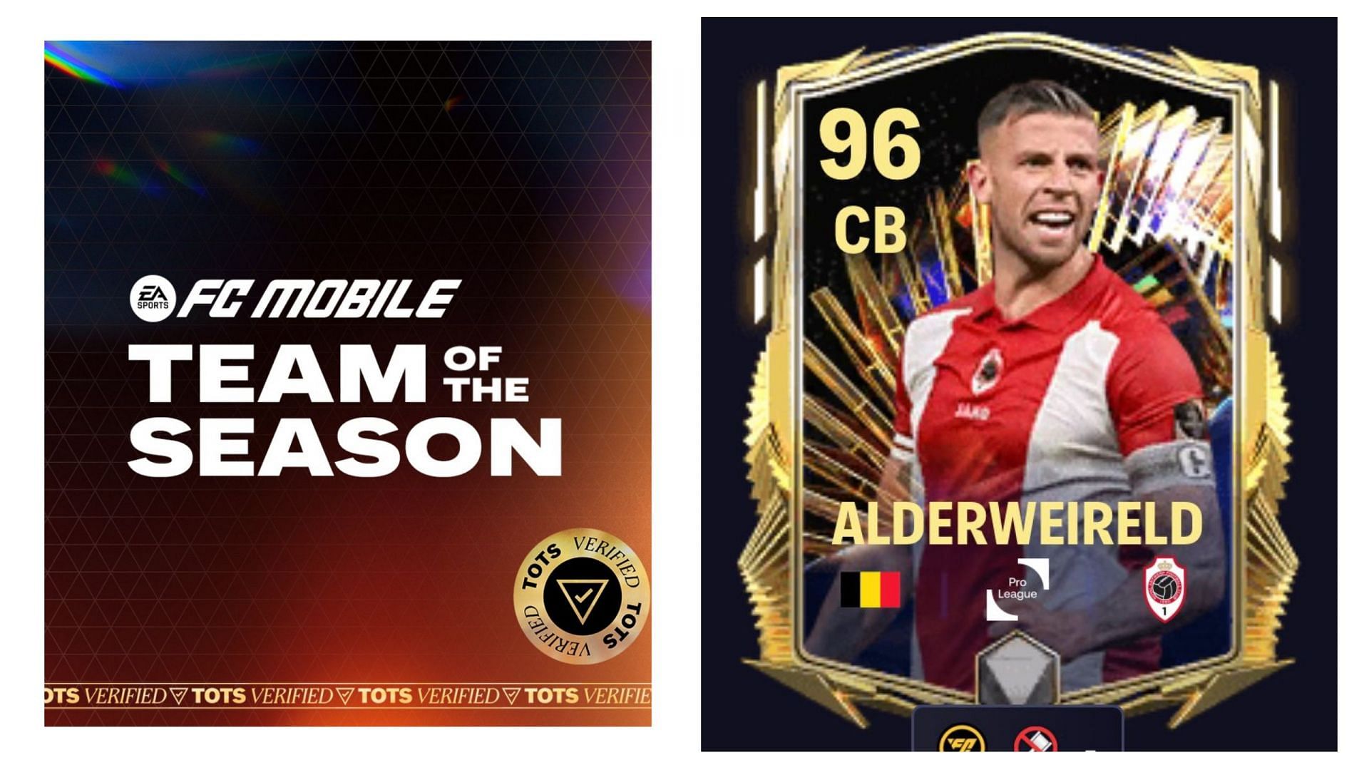 The Toby Alderweireld TOTS Exchange will come soon to FC Mobile (Image via EA Sports)