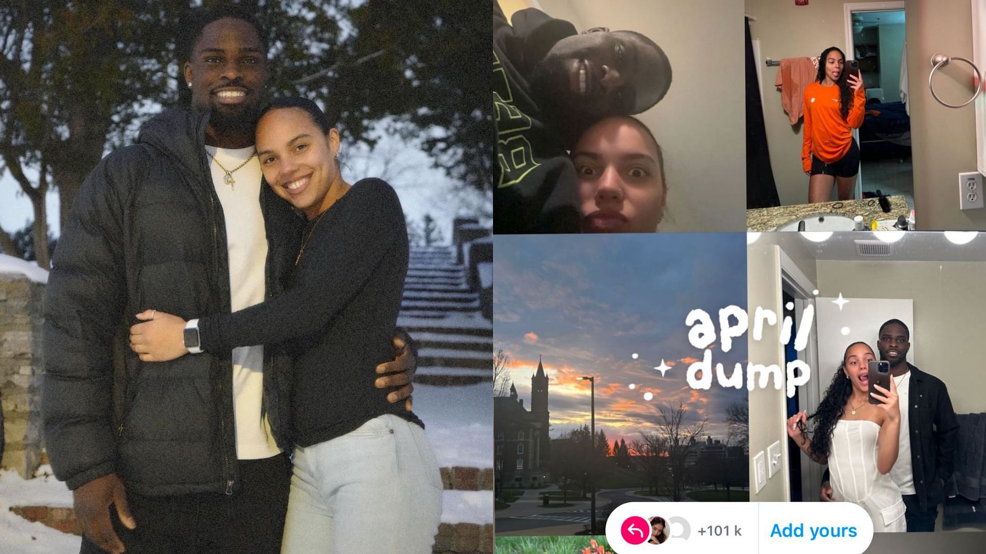 Phil Madah&rsquo;s GF shares a cute collage of the couple. 