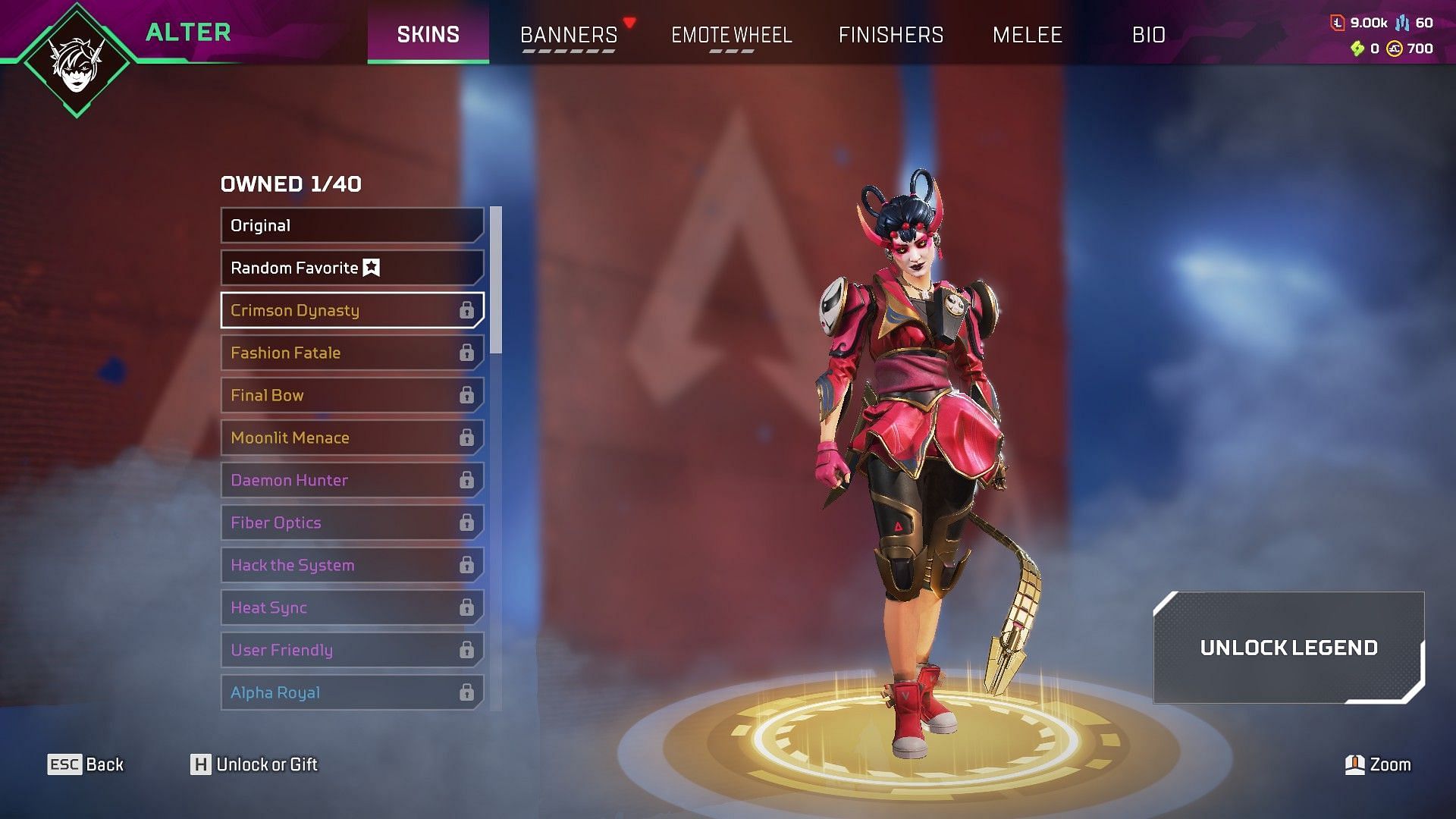 Crimson Dynasty Legendary Alter skin (Image via Electronic Arts)