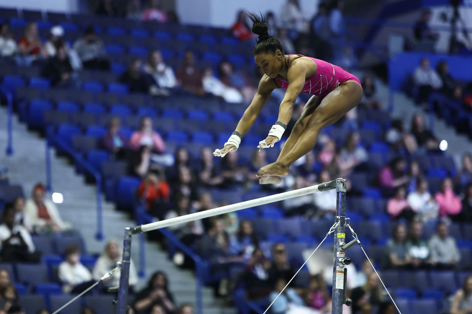 Simone Biles at the 2024 Core Hydration Classic. (Photo by Tim Nwachukwu/Getty Images)