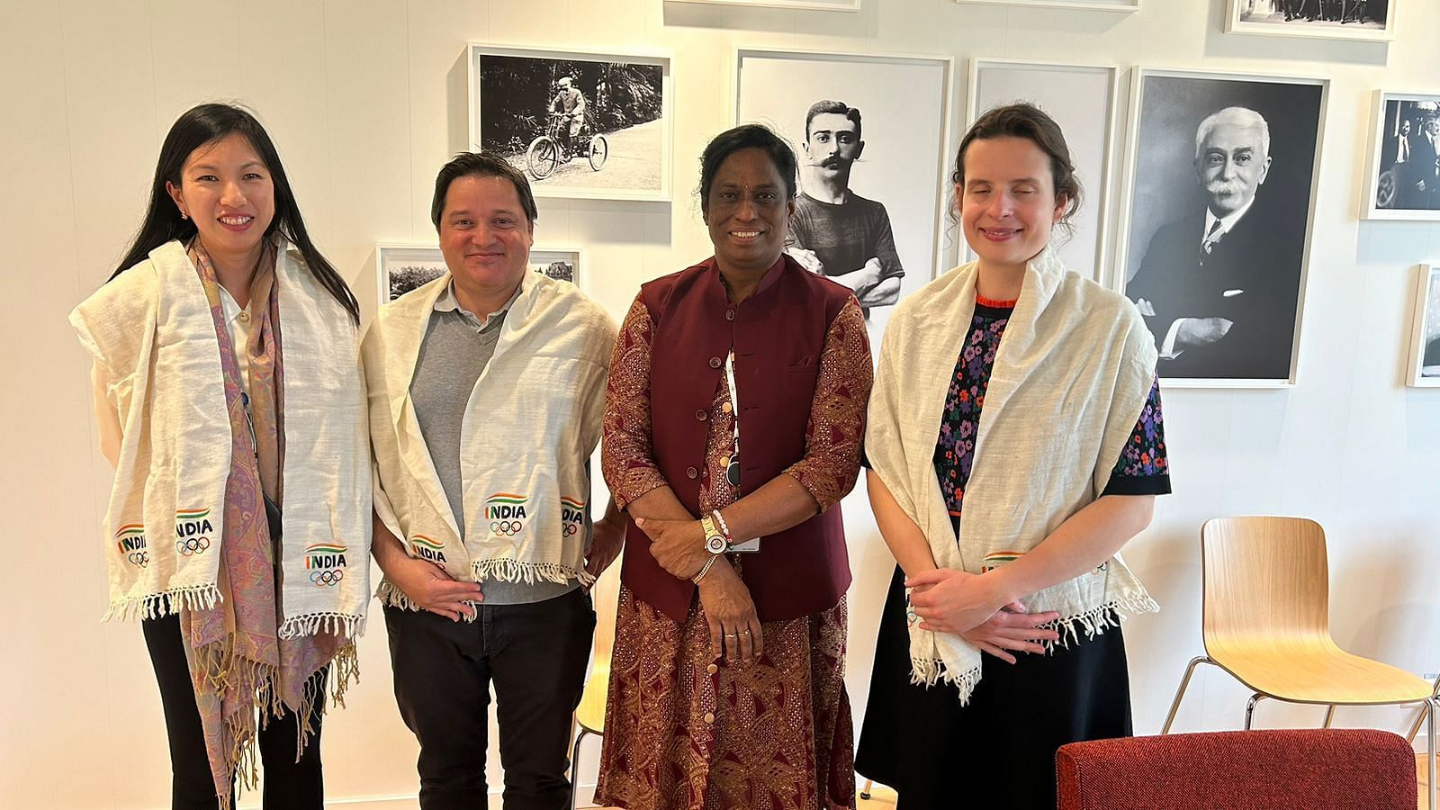 IOA president PT Usha was in Lausanne for meetings with IOC officials