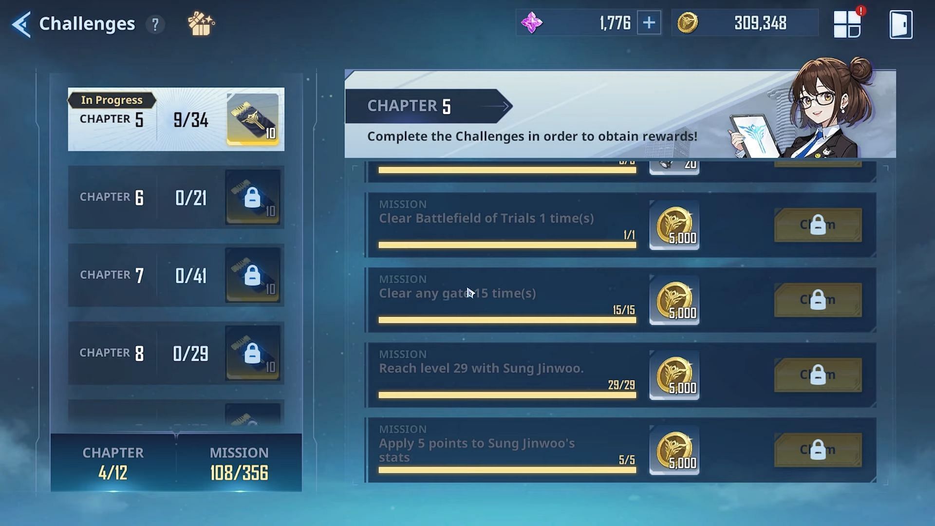 Daily missions and Challenges (Image via YouTube/Antho)