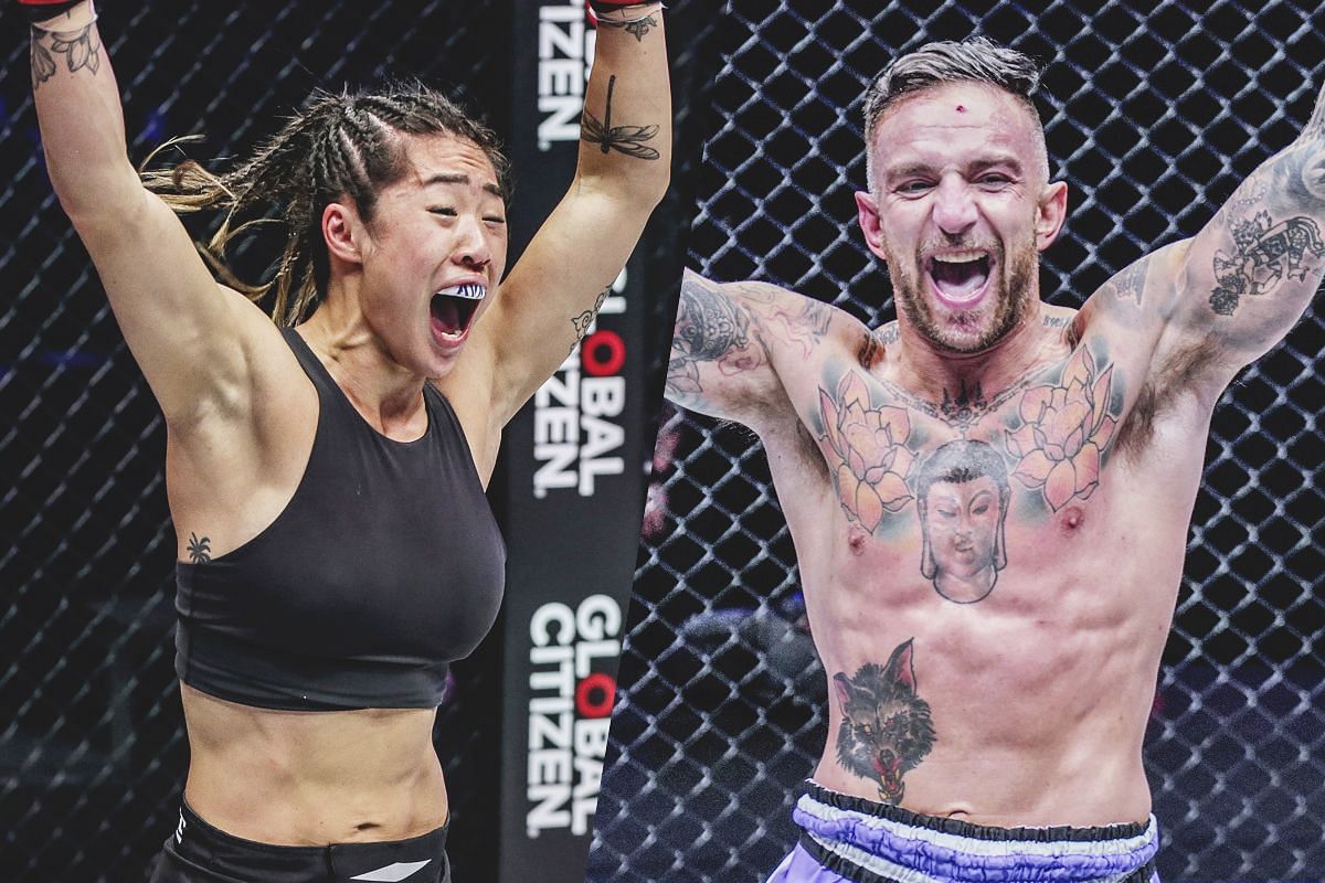 Angela Lee (left) and Liam Harrison (right) - Image credit: ONE Championship