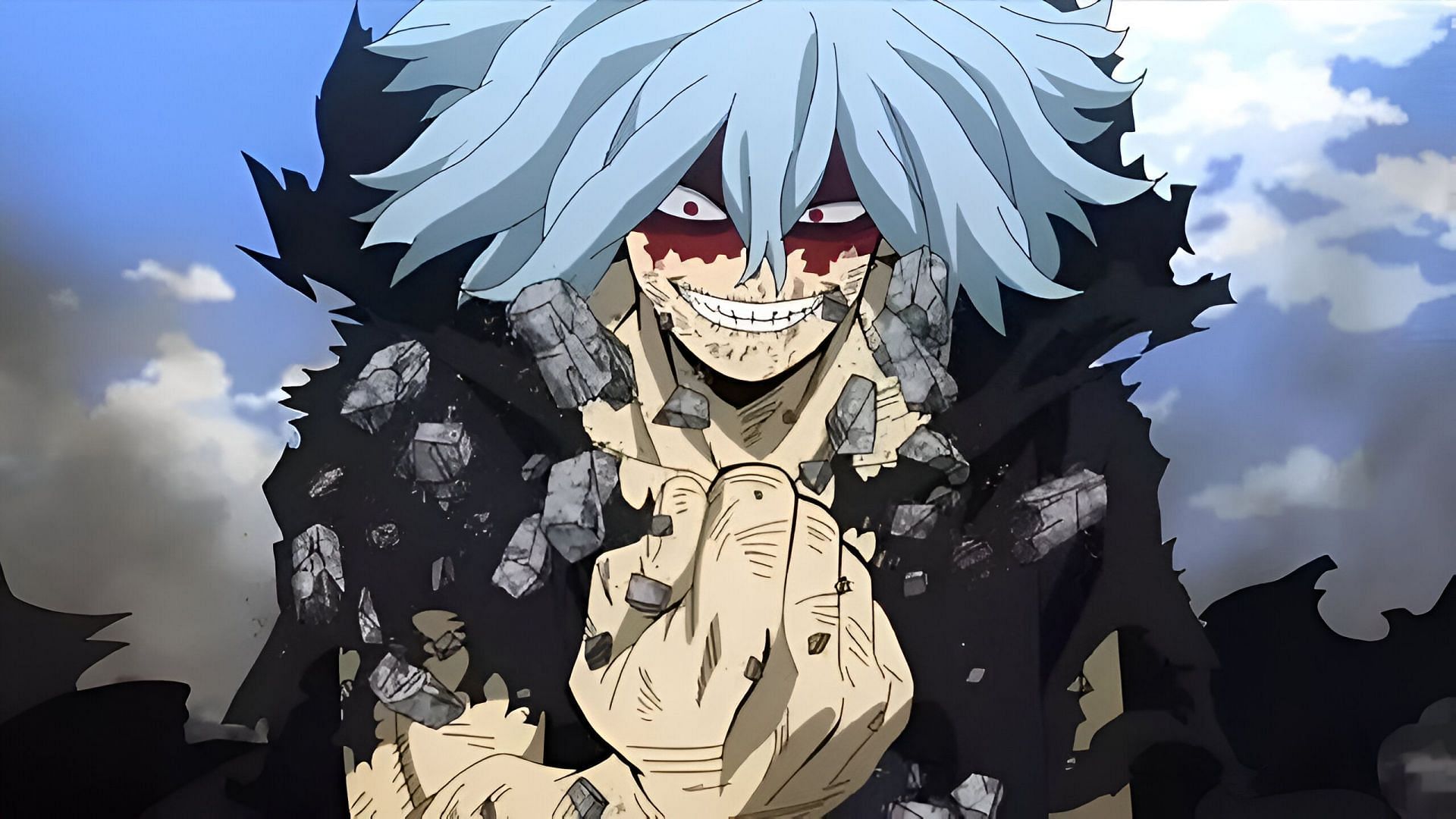 Shigaraki, as seen in the anime (Image via Bones)