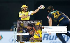 "If he was 100 percent fit then he might be more destructive than Travis Head"- Fans react after MS Dhoni's cameo of 26* in CSK vs GT IPL 2024 clash