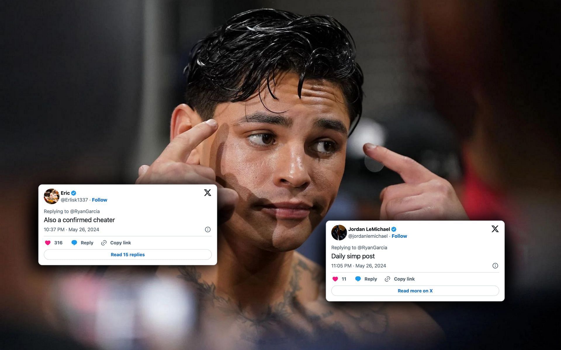 “Let the search begin,” “Daily simp post” Fans react to Ryan Garcia's