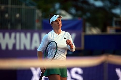 Elina Svitolina at the 2024 Internationaux de Strasbourg. (Photo: Getty)