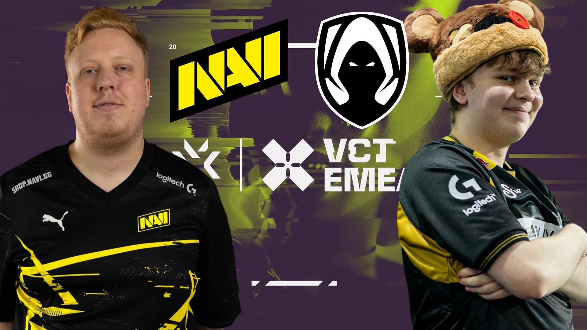 NAVI vs Team Heretics at VCT EMEA 2024 Stage 1 (Image via Riot Games || NAVI || Team Heretics)