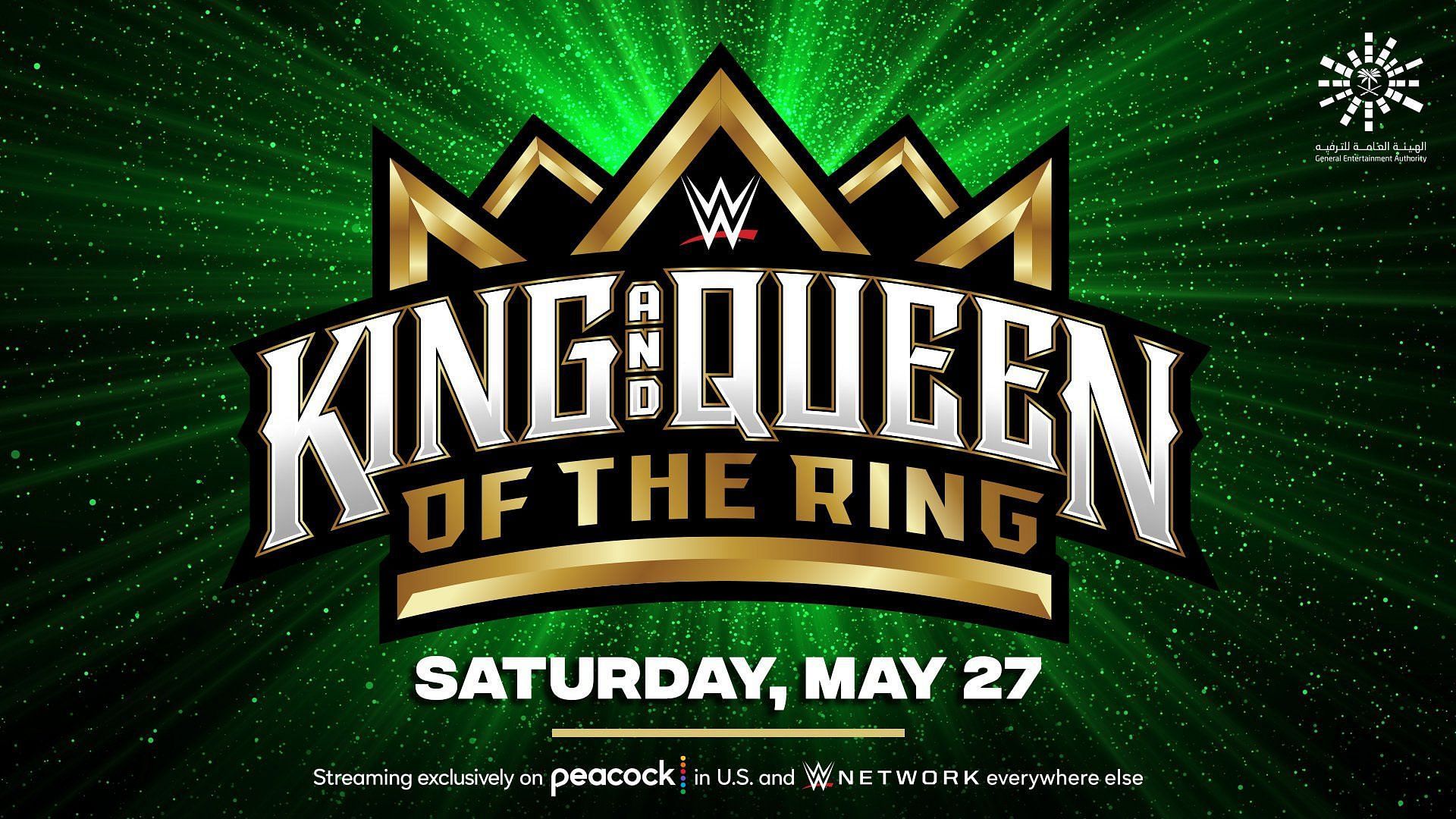 The official logo for the inaugural WWE King and Queen of the Ring PLE