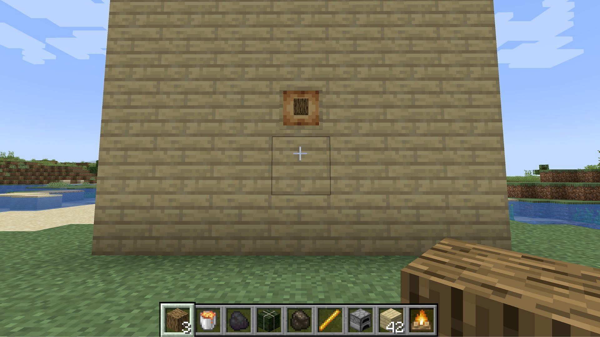 Wood is one of the best fuel sources in Minecraft Image via Mojang Studios)