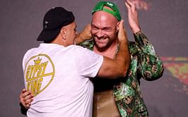 WATCH: Tyson Fury's immediate reaction to blood trickling down his father's face after shocking headbutt