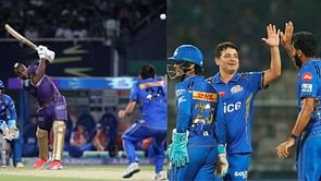 [Watch] Piyush Chawla wins the mental battle against Andre Russell during KKR vs MI IPL 2024 match