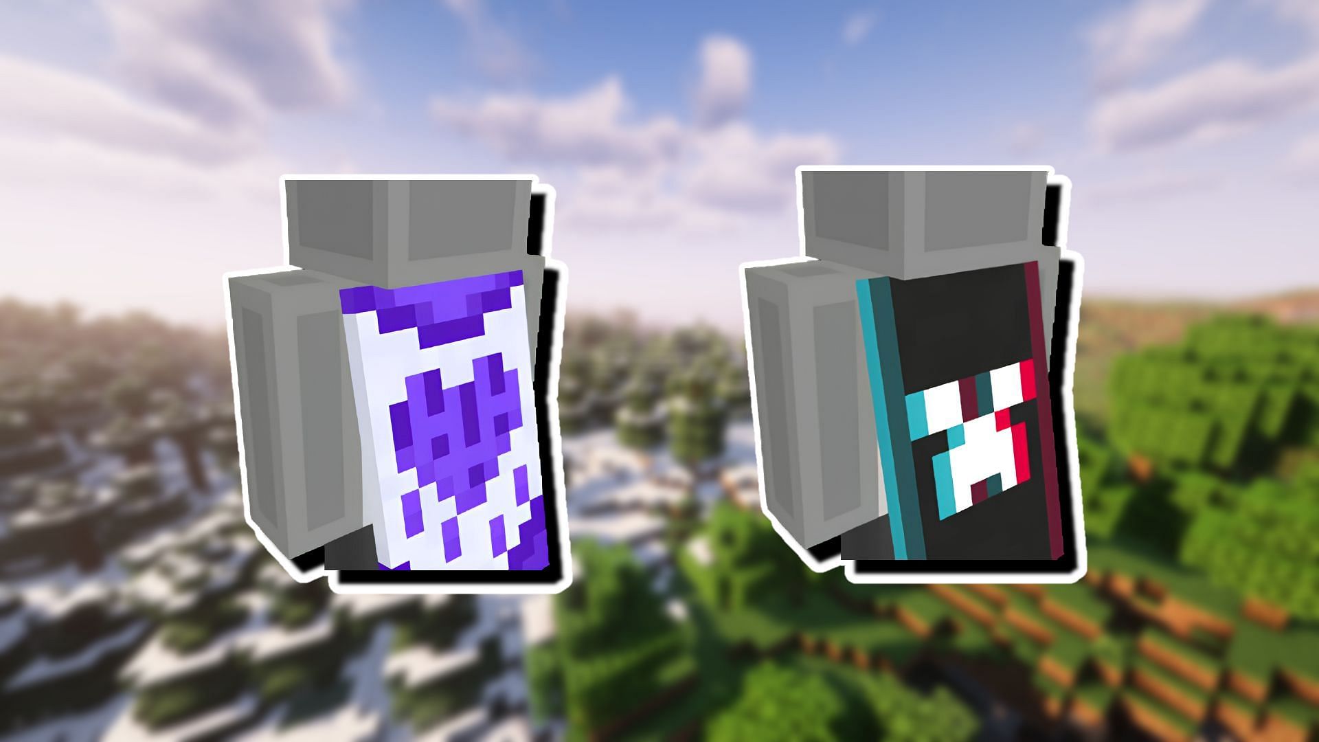 Twitch and Tiktok capes (Image via ItsMwamOffi on X/Mojang)