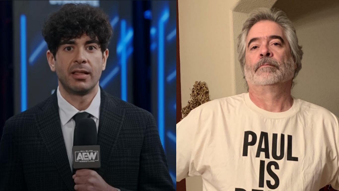 Tony Khan (left), Vince Russo (right)