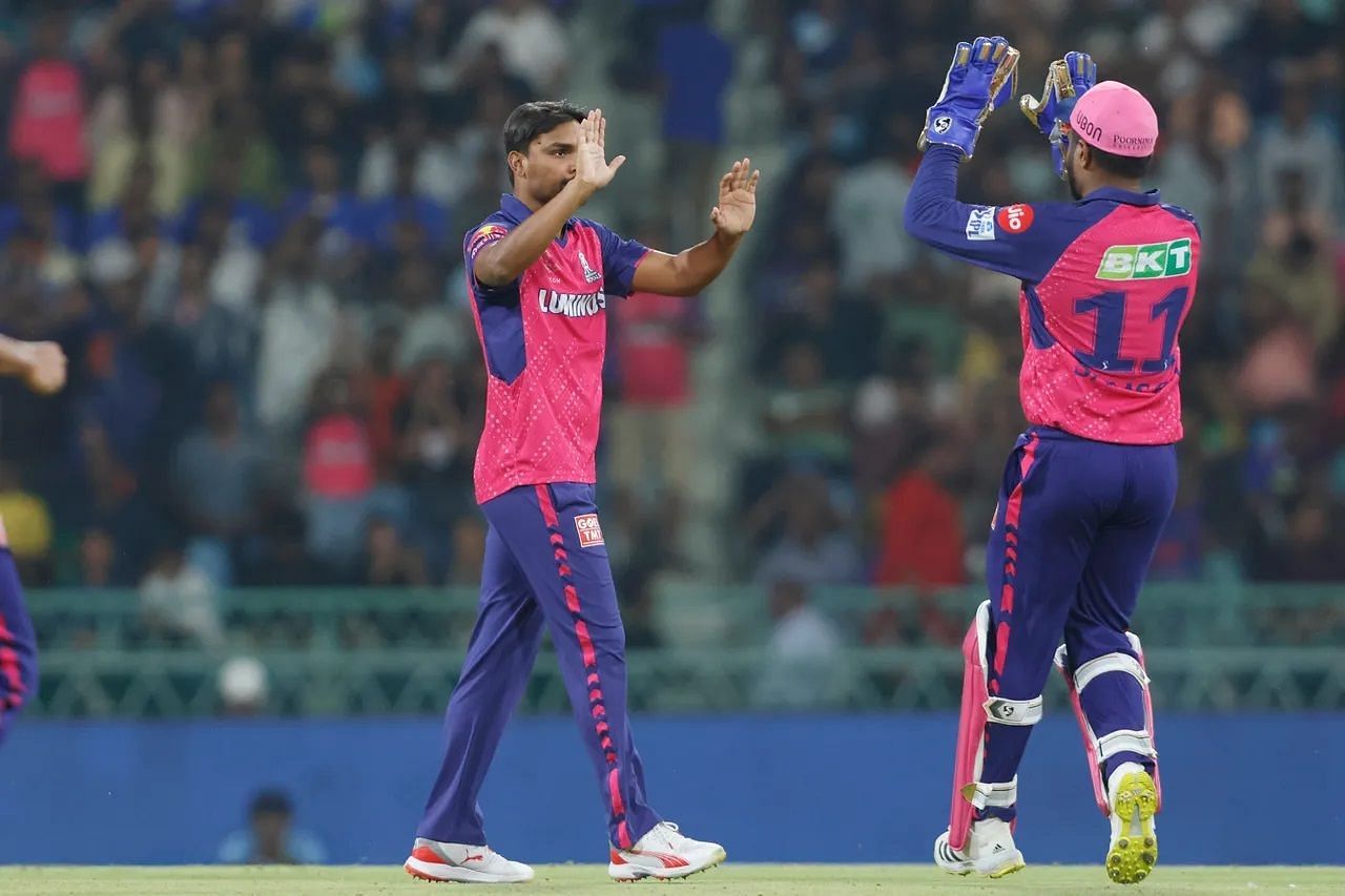 Sandeep Sharma (left) has been a potent weapon with both the new and old ball in IPL 2024. [P/C: iplt20.com]