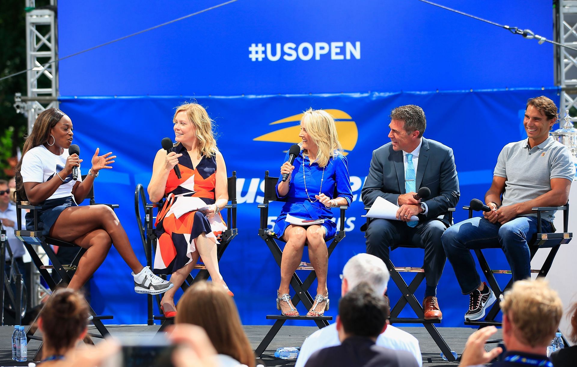 Rafael Nadal and Sloane Stephens ahead of the 2018 US Open