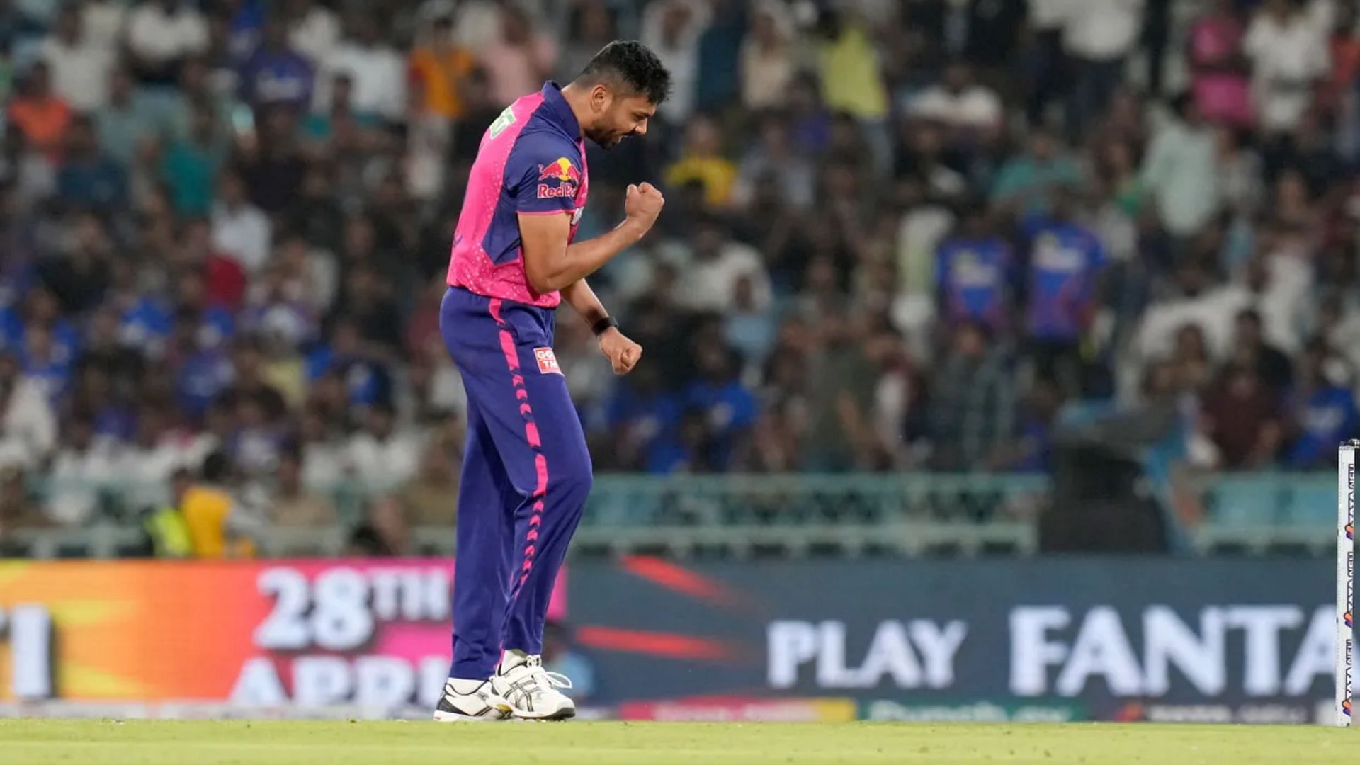 Avesh Khan of Rajasthan Royals (Credits: IPL)