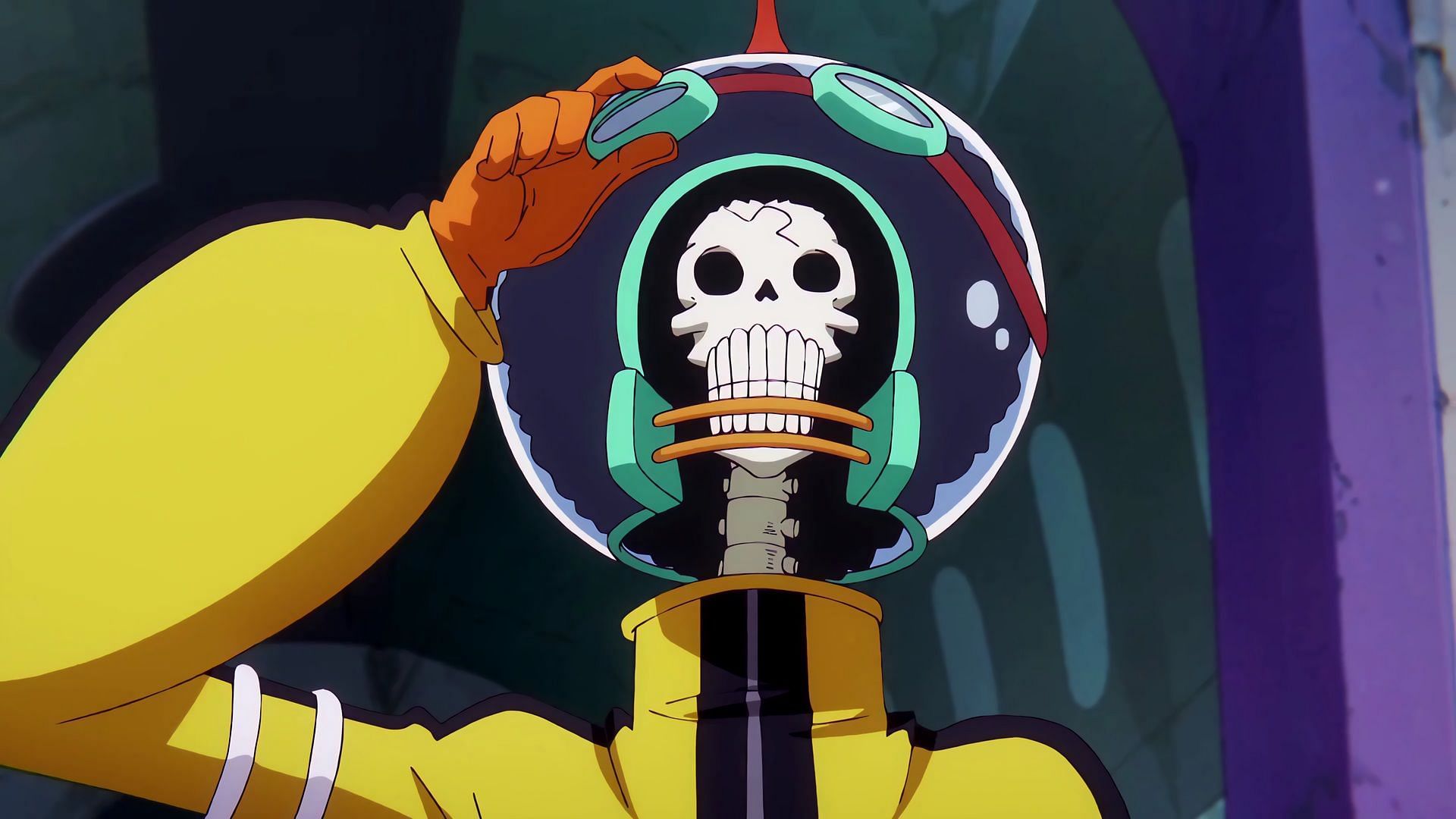 Brook as seen in the One Piece anime (Image via Toei Animation)