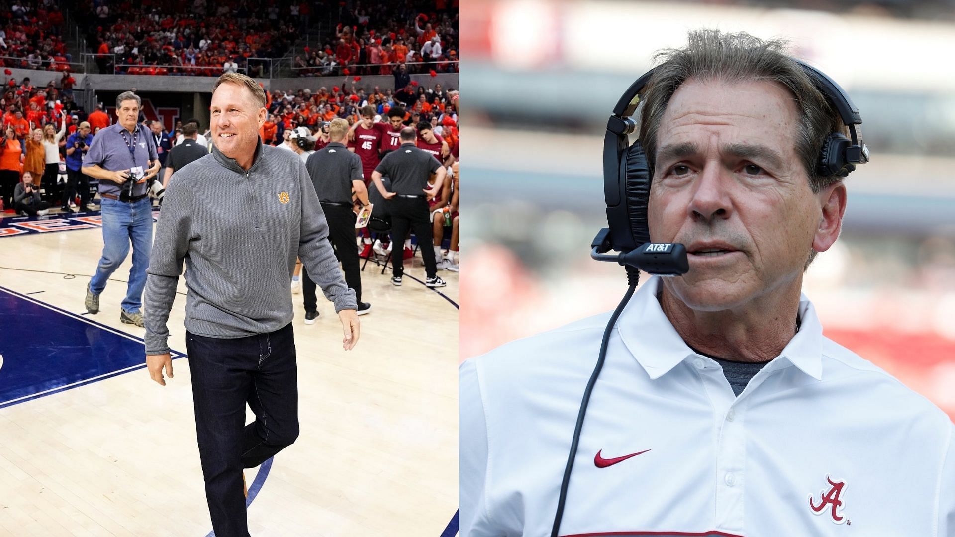 Nick Saban and Hugh Freeze are among 4 college football coaches at the tournament 