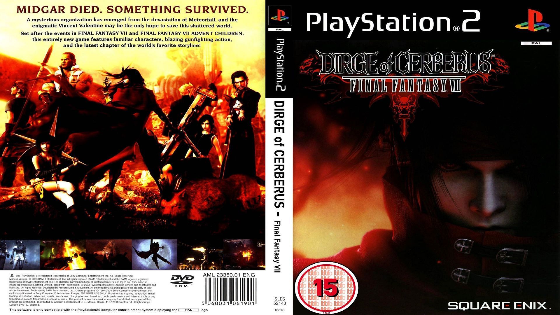 Dirge of Cerberus: Final Fantasy VII was a third-person shooter (Image via Square Enix)