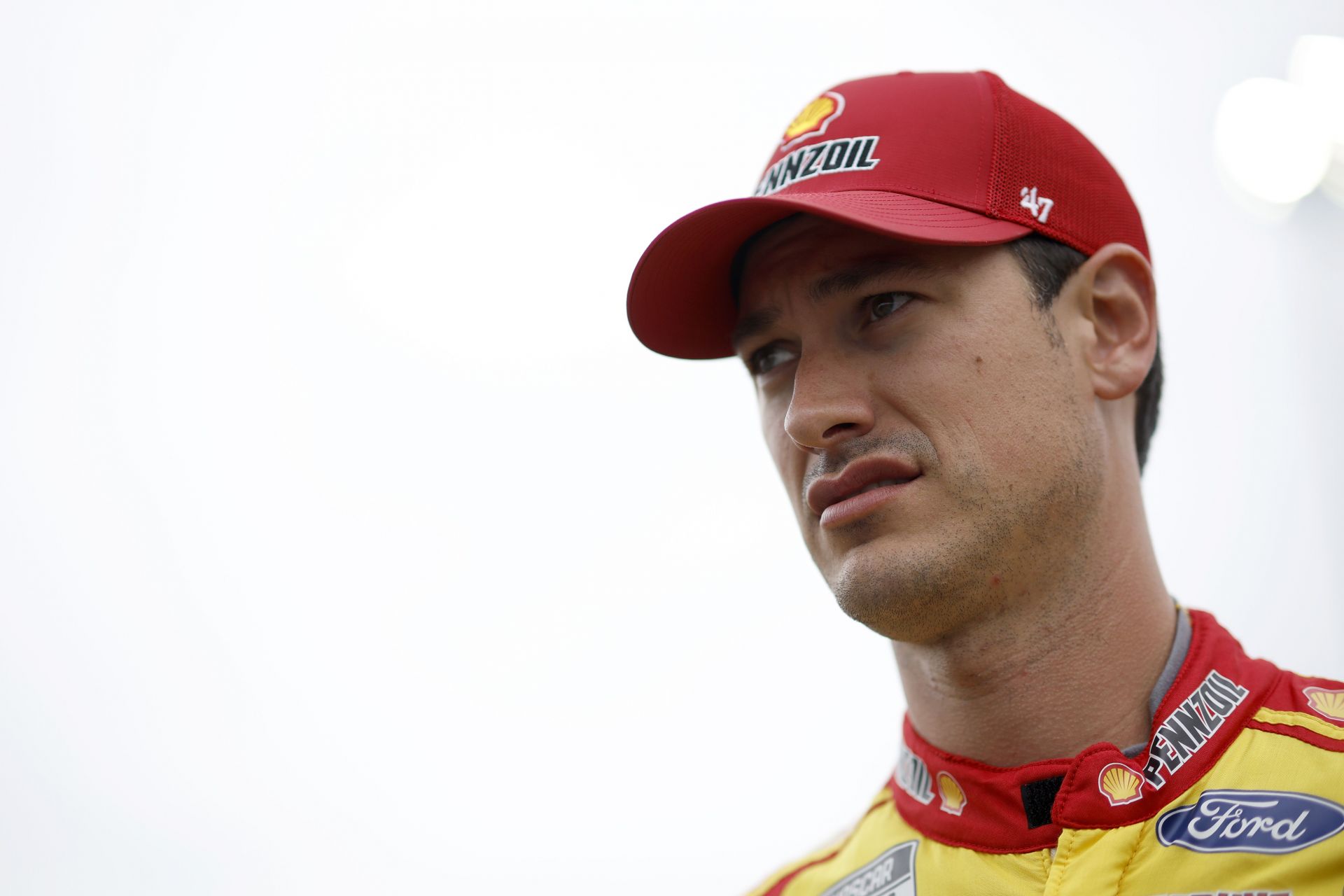 Joey Logano during the All-Star Race practice at North Wilkesboro Speedway