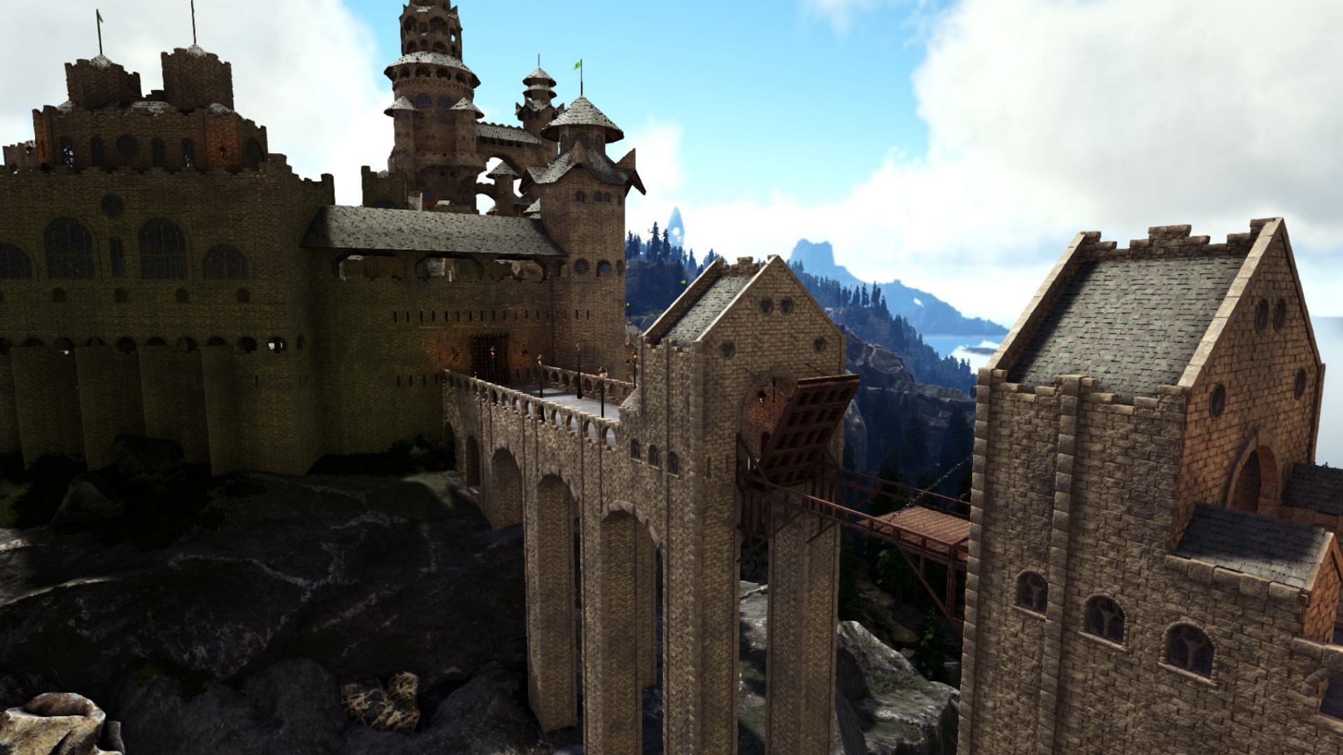 Castle base is one of the best bases (Image via Studio Wildcard)