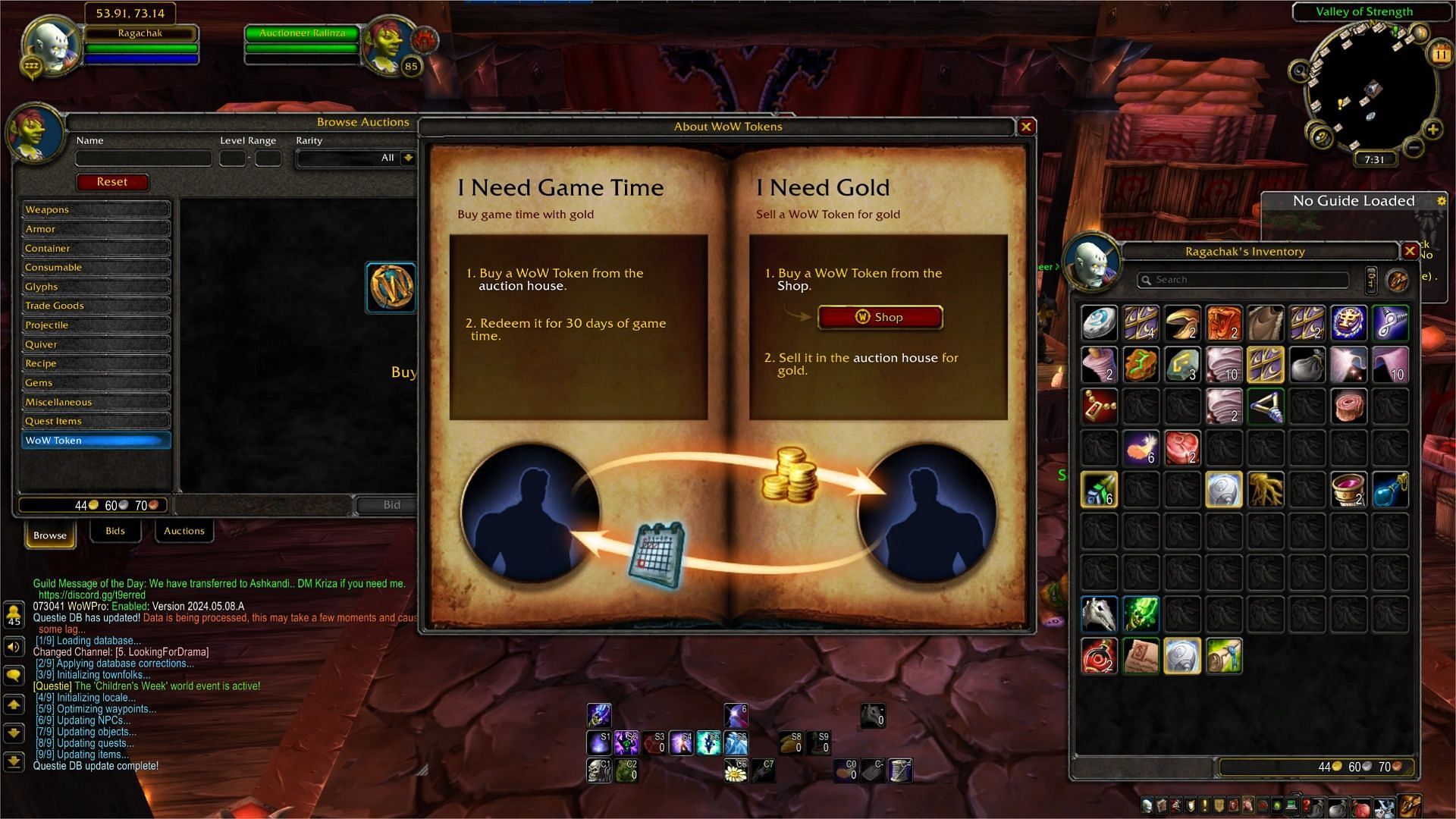 State-sponsored Gold Selling (Image via Blizzard Entertainment)