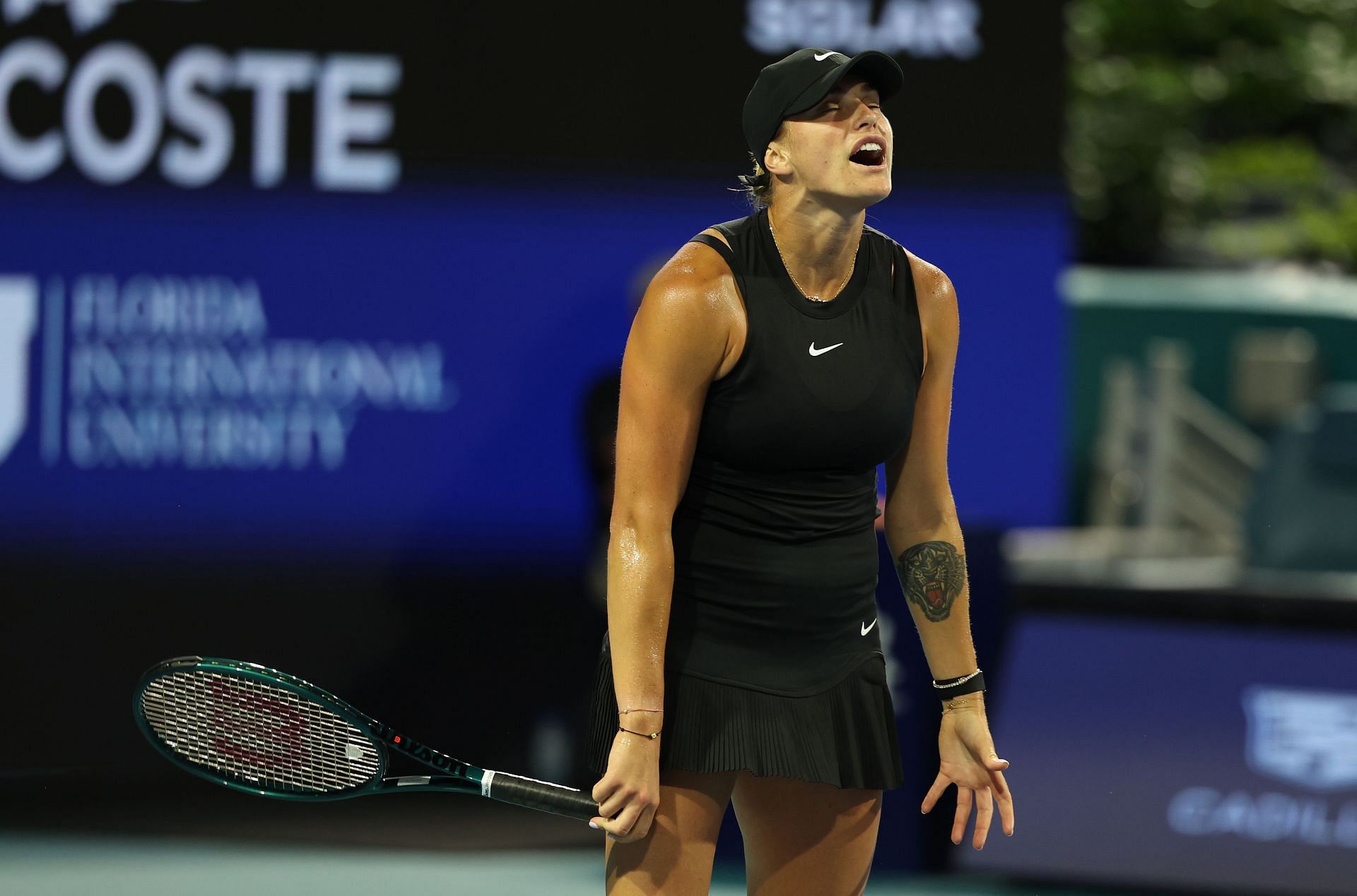 Aryna Sabalenka loses her cool at the 2024 Miami Open