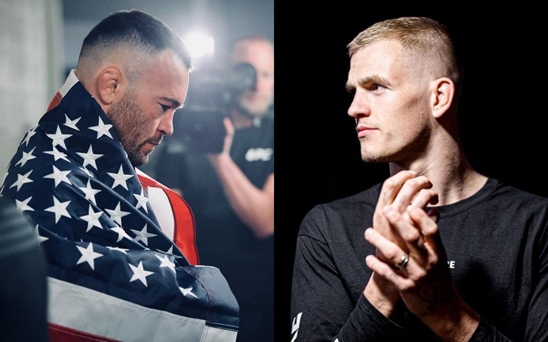 Ian Garry (right) has been campaigning for a fight against Colby Covington (left) [Images Courtesy: @colbycovington and @iangarry Instagram]