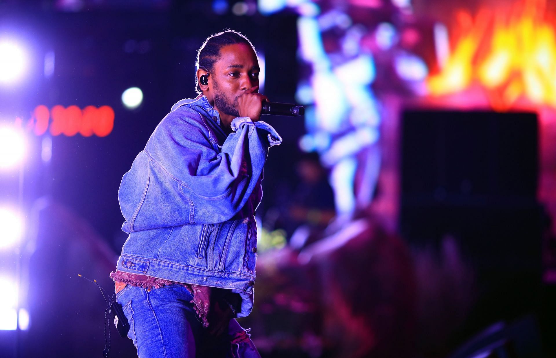 Kendrick Lamar, an American rapper (Image via Getty)