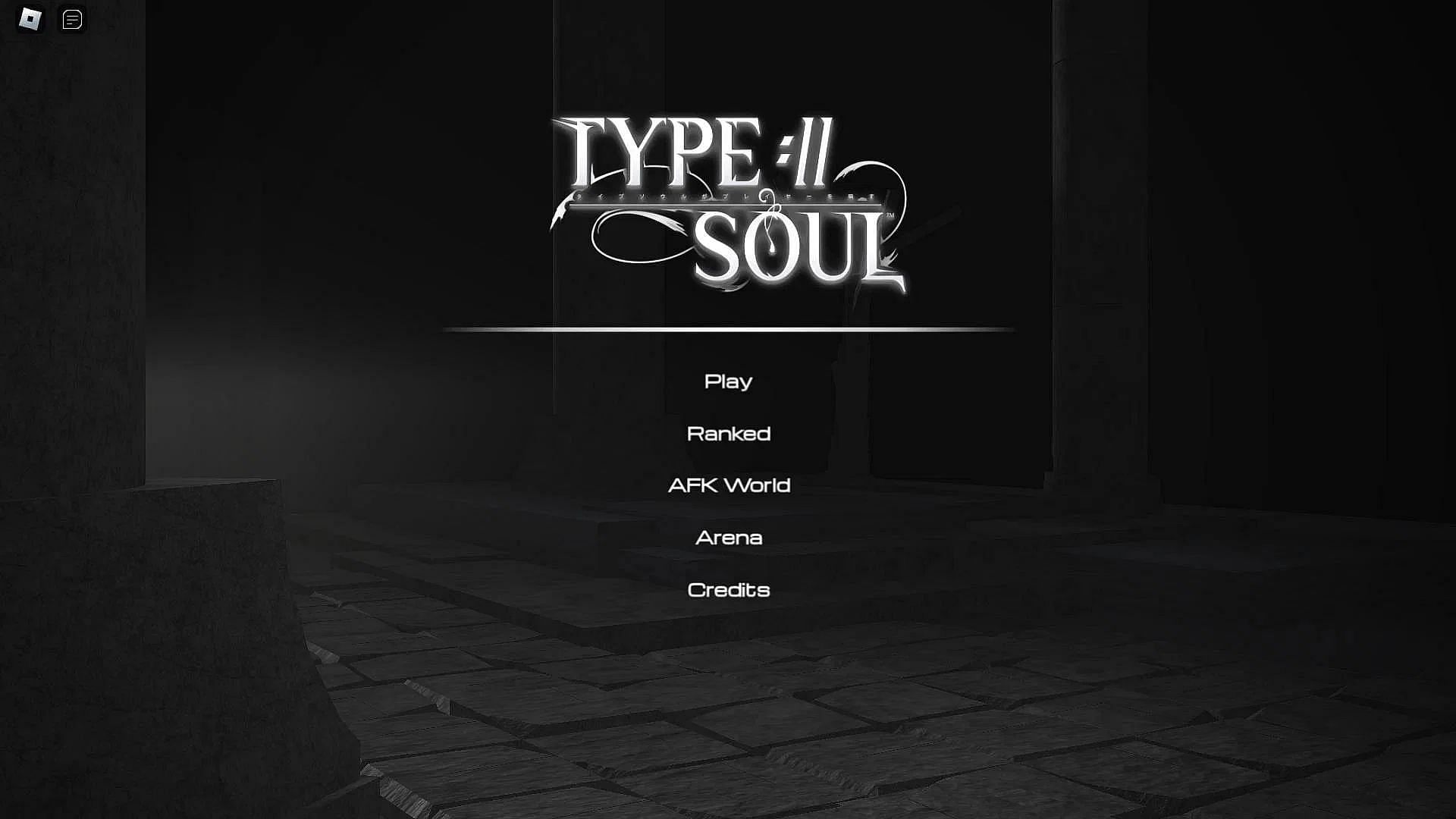 Type Soul title screen (Image via Roblox)