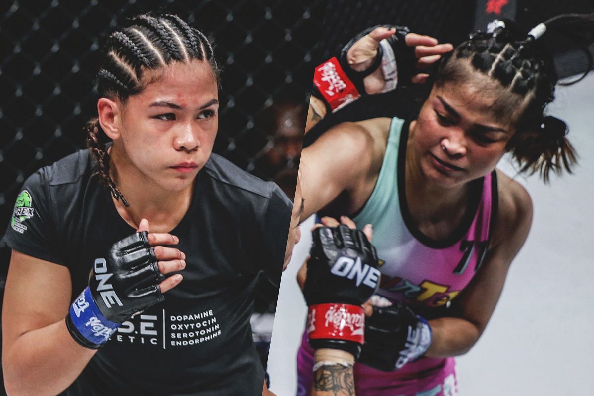 Denice Zamboanga (Left) faces Stamp (Right) at ONE 167