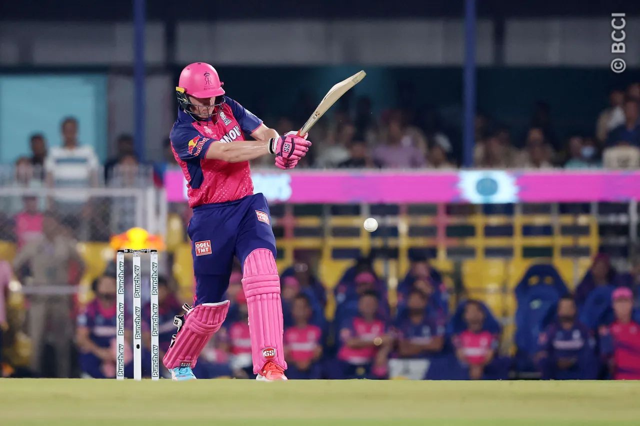 Tom Kohler-Cadmore in action for RR. [IPL]